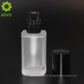 Fábrica china de lujo maquillaje profesional maquillaje líquido barba bálsamo bomba botella cosmética 30 ml plana